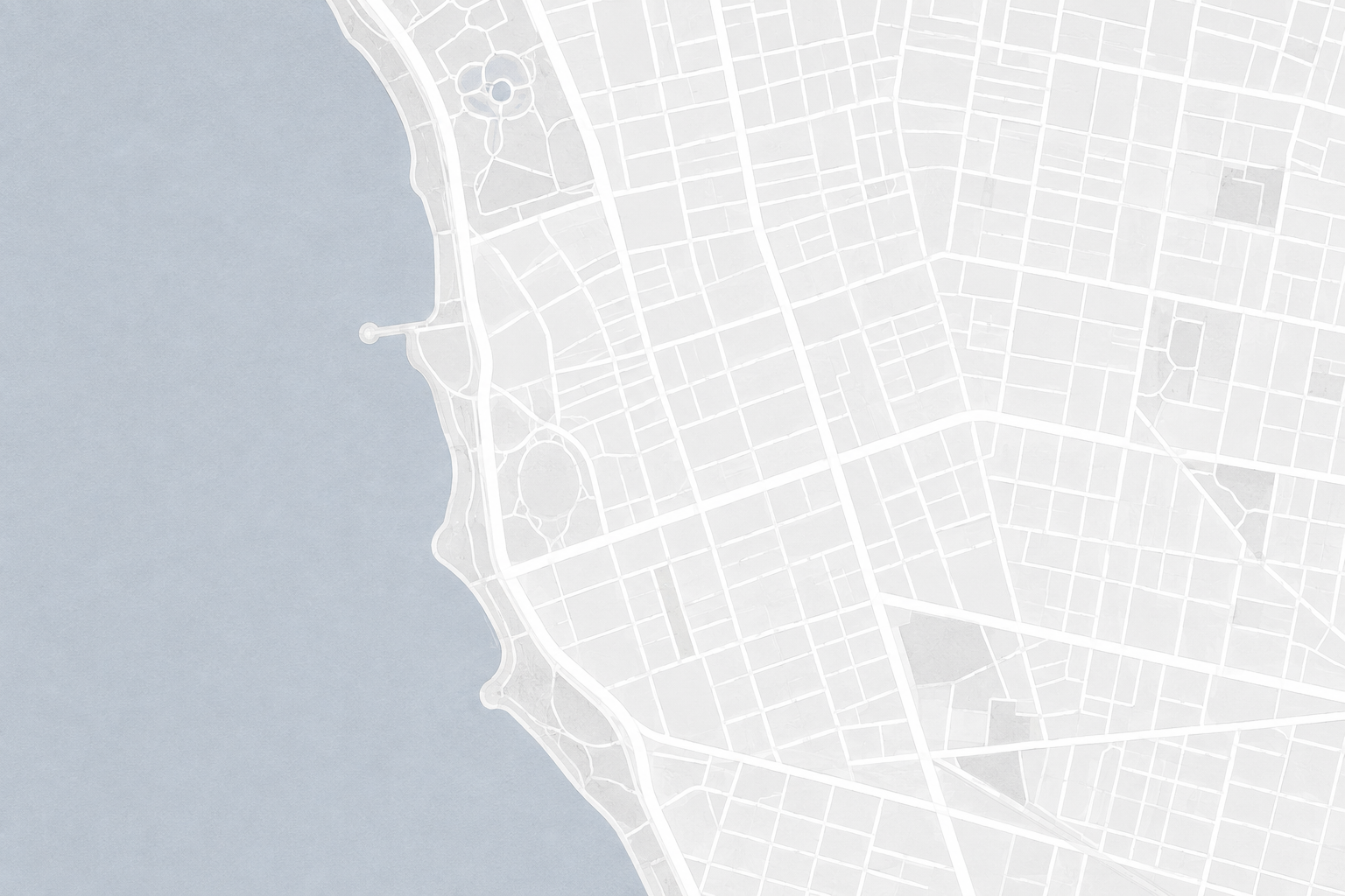 Schematic map of St Kilda showing The Espy and The Prince